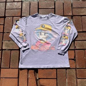 Anime Kiki’s Delivery Service Long Sleeve Shirt Purple Pastel - L